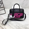 프라다 스몰 레더 토트 백 1BB049 블랙